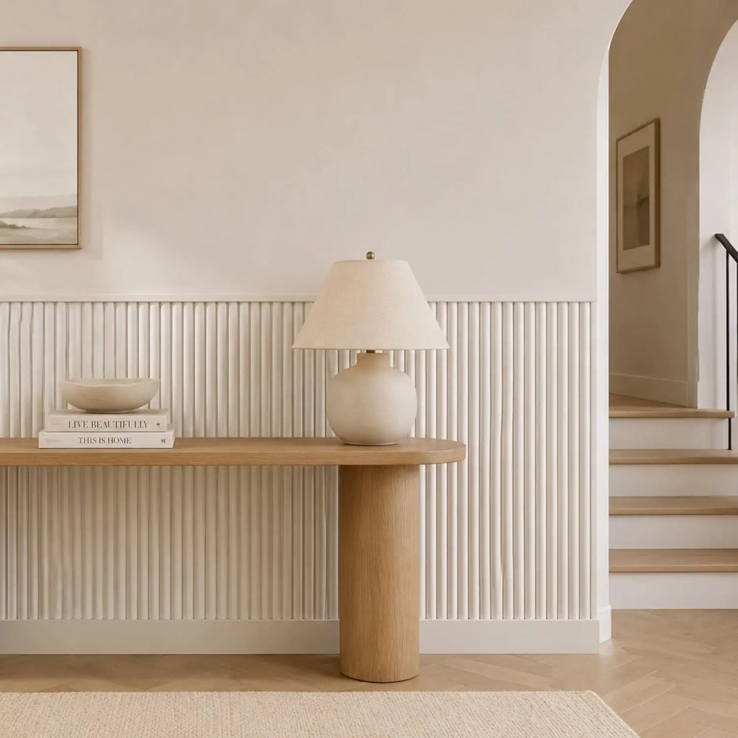 Large Fluted Wall Panels in DIY Primed - Ready To Paint - 240cm x 60cm