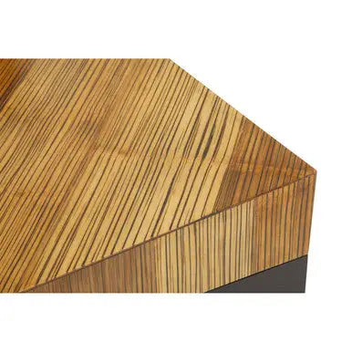 Large Square Coffee Table with Black Finish, Gabor
