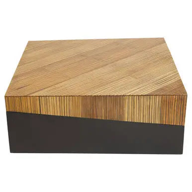 Large Square Coffee Table with Black Finish, Gabor