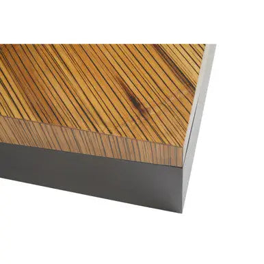 Large Square Coffee Table with Black Finish, Gabor