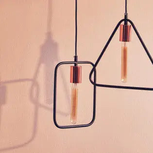 Lavis Black And Copper Finish Pendant Light