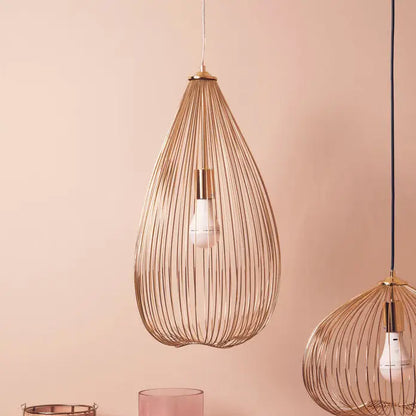 Lavis Gold Iron Pendant Light