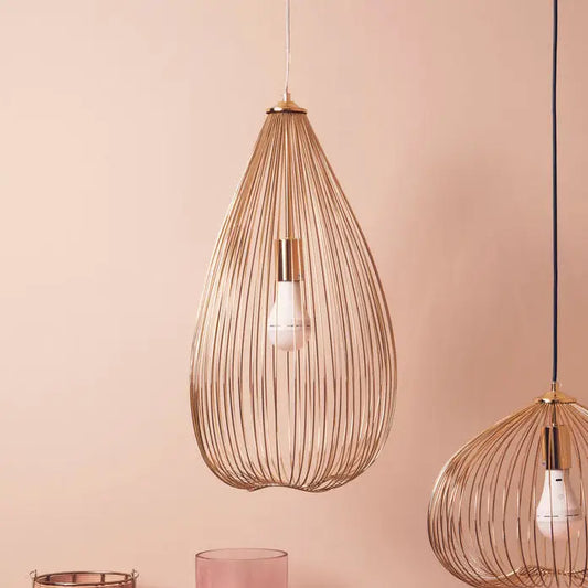 Lavis Gold Iron Pendant Light