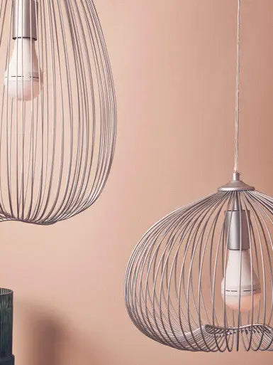 Lavis Teardrop Silver Pendant Light