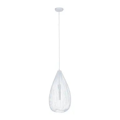 Lavis Teardrop White Pendant Light
