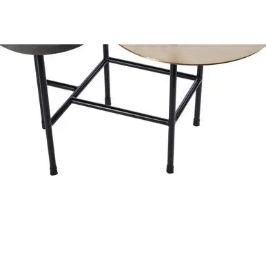 Layered Tops Grey and Black Coffee Table, Serrano