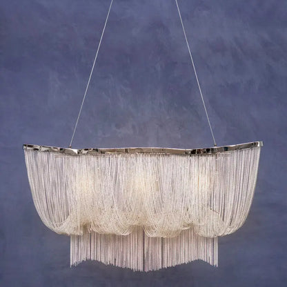Lerici 6 Light Chrome Pendant Light