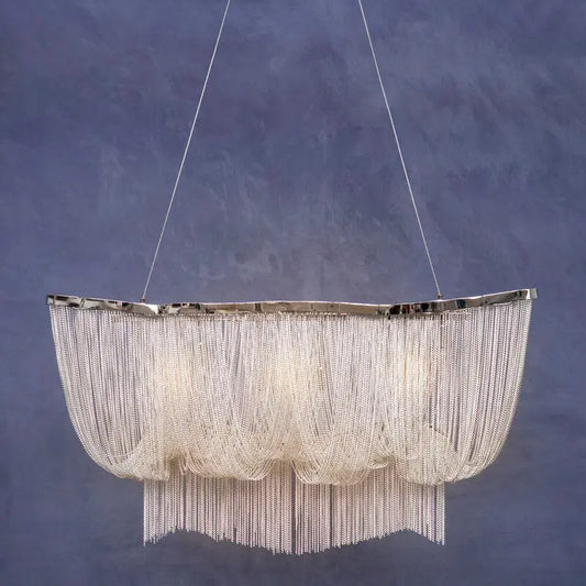 Lerici 6 Light Chrome Pendant Light