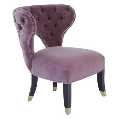 Lilac Velvet Accent Chair | Villi