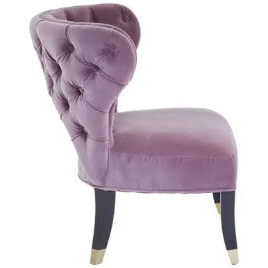 Lilac Velvet Accent Chair | Villi