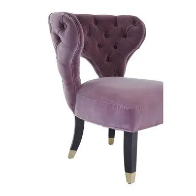 Lilac Velvet Accent Chair | Villi