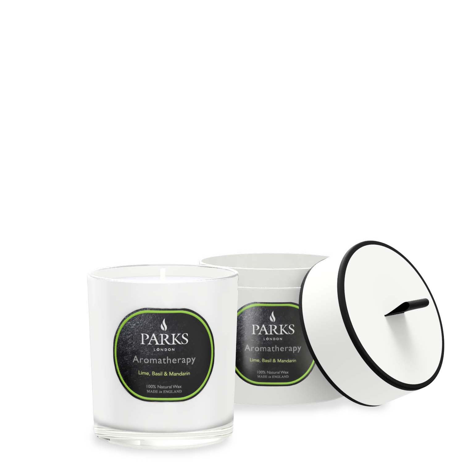 LIME BASIL & MANDARIN CANDLE 220G - Candles