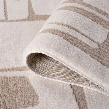 Loft Abstract Beige Rug