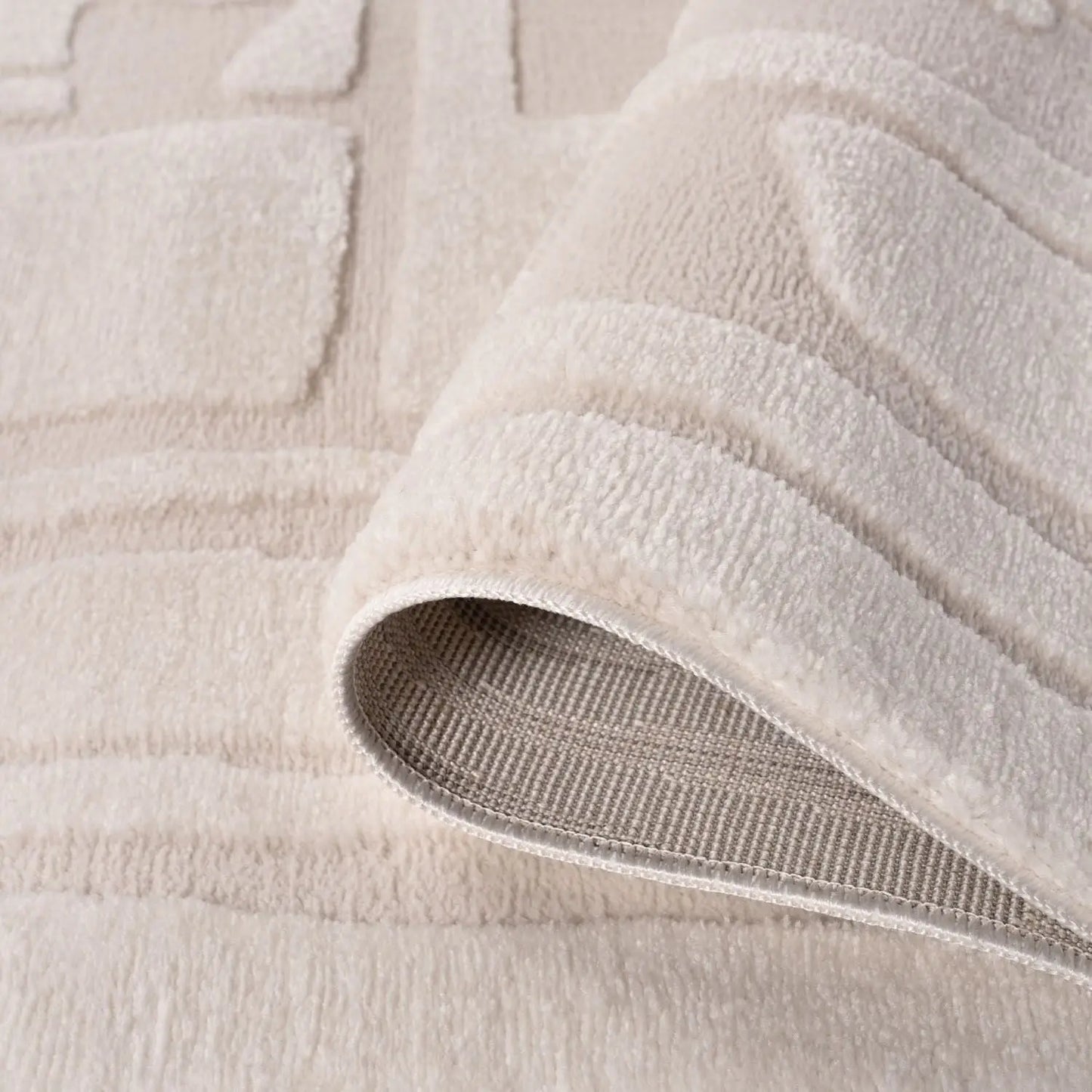 Loft Abstract Cream Rug