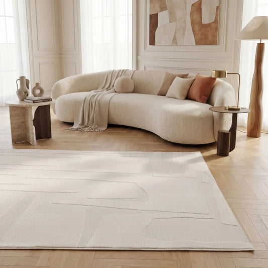Loft Abstract Cream Rug