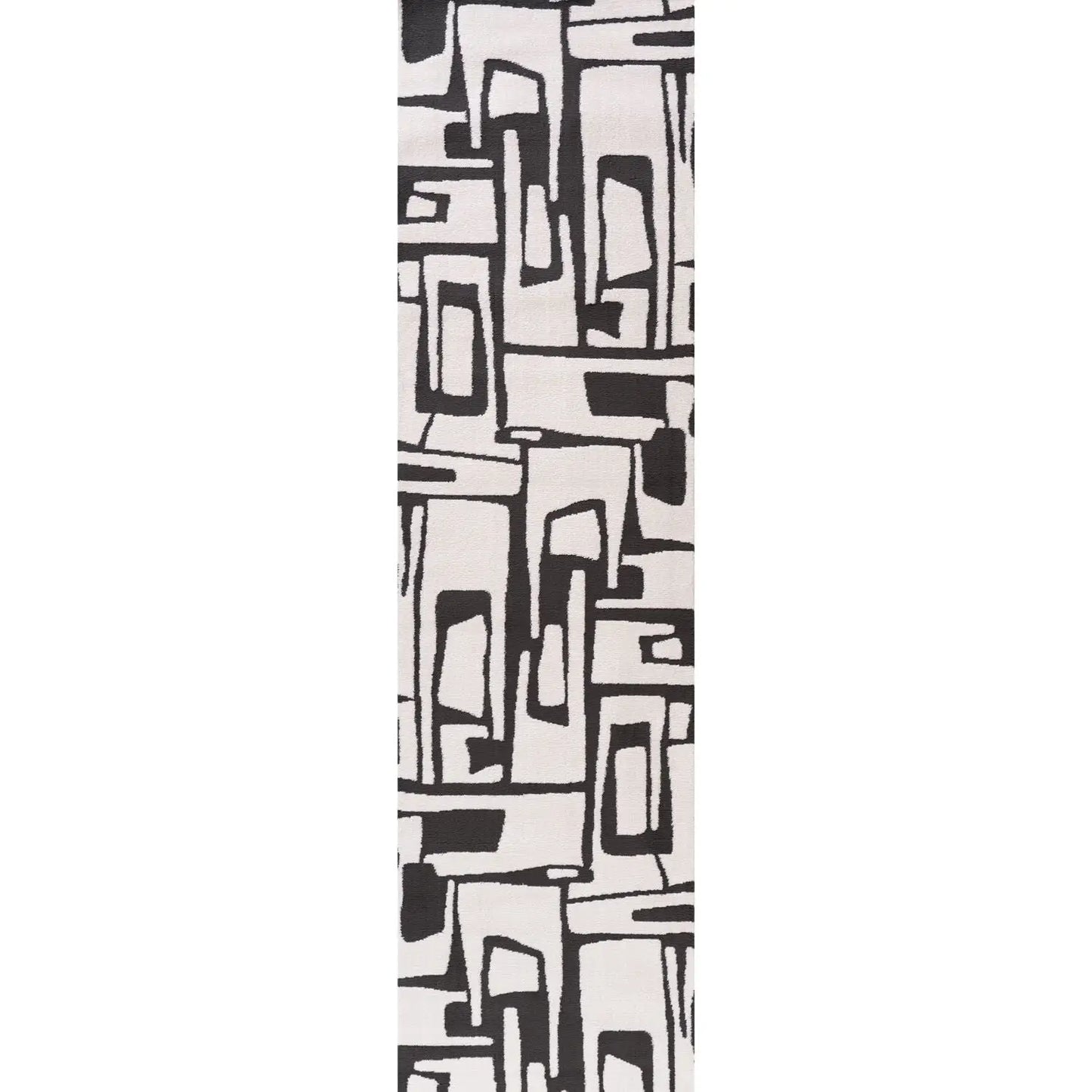 Loft Abstract Dark Grey Rug
