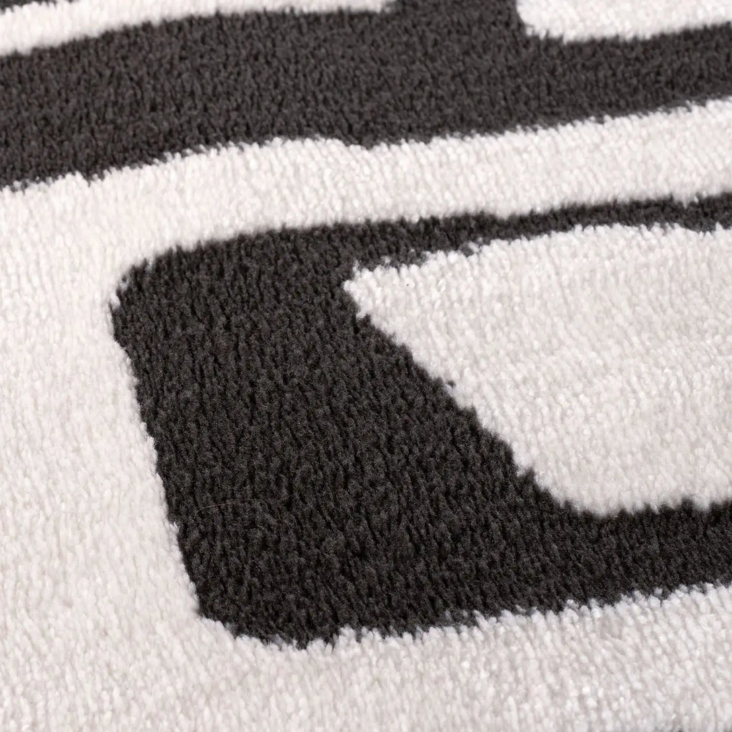 Loft Abstract Dark Grey Rug