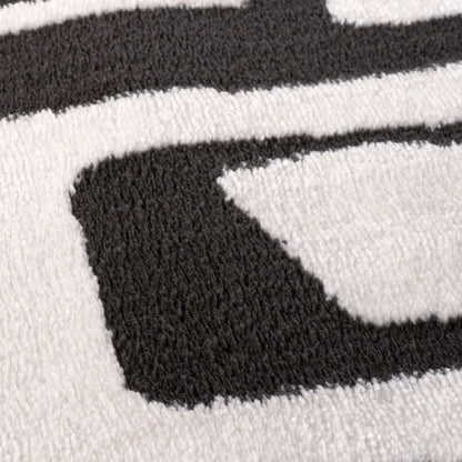 Loft Abstract Dark Grey Rug