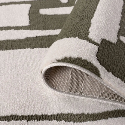 Loft Abstract Green Rug