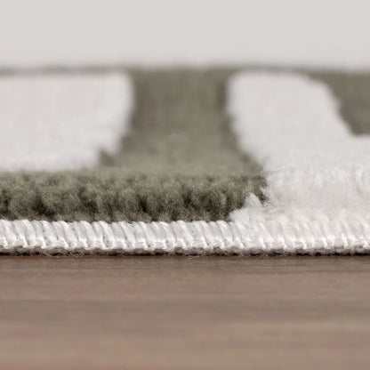 Loft Abstract Green Rug