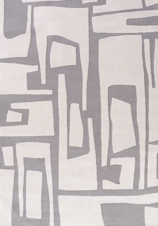 Loft Abstract Grey Rug