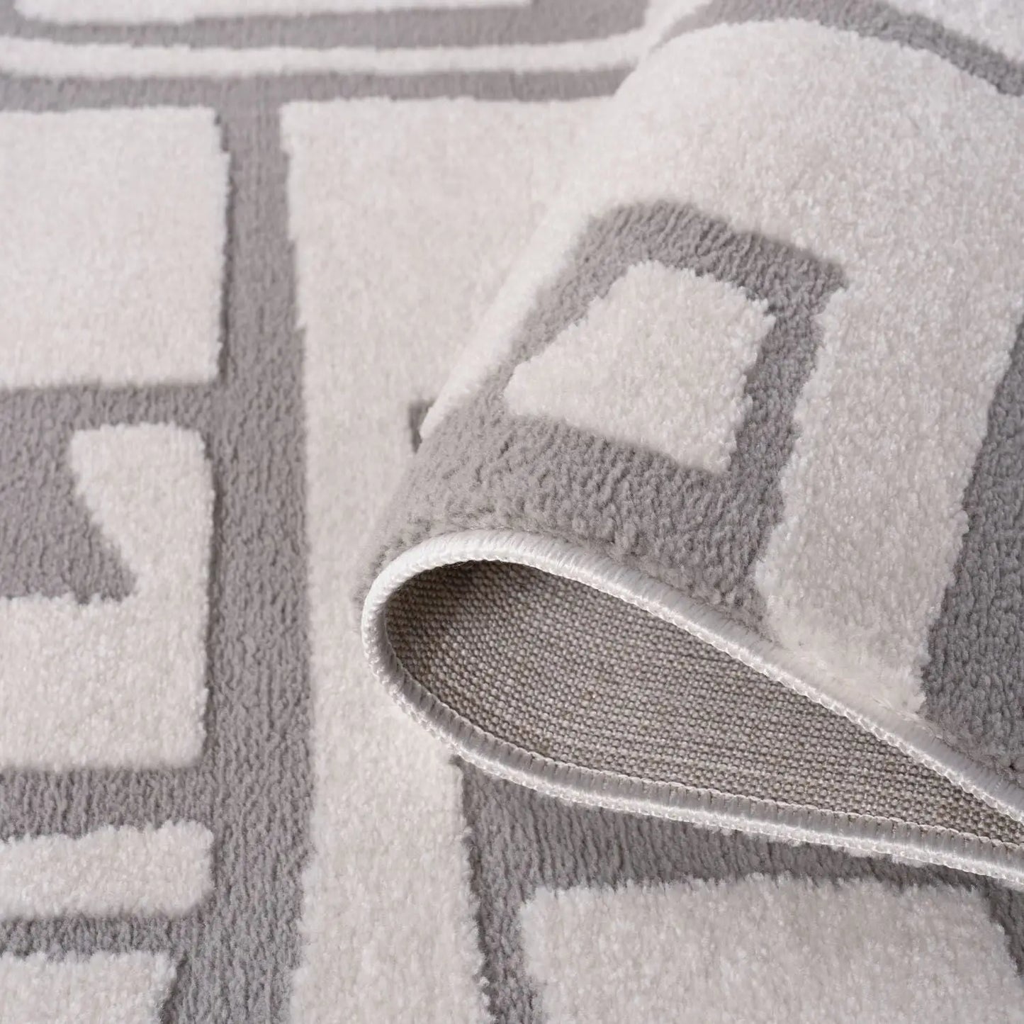 Loft Abstract Grey Rug
