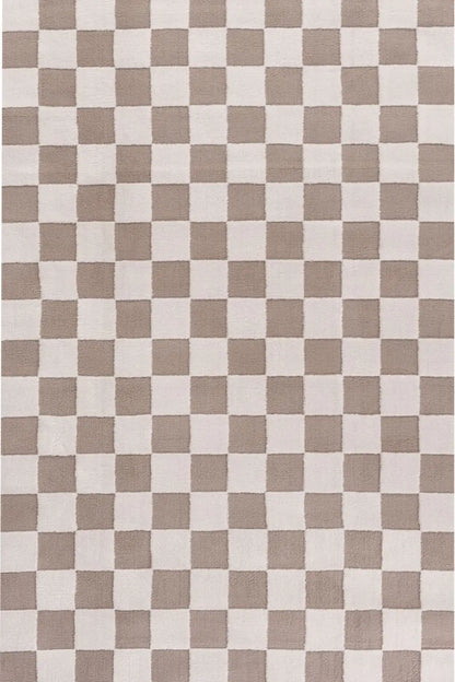 Loft Checkerboard Beige Rug