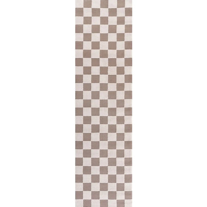 Loft Checkerboard Beige Rug