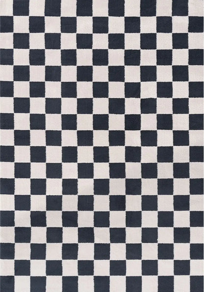 Loft Checkerboard Blue Rug