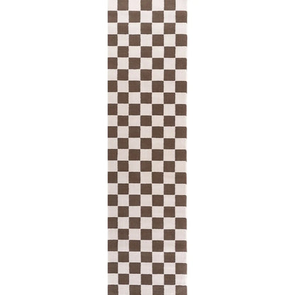 Loft Checkerboard Brown Rug