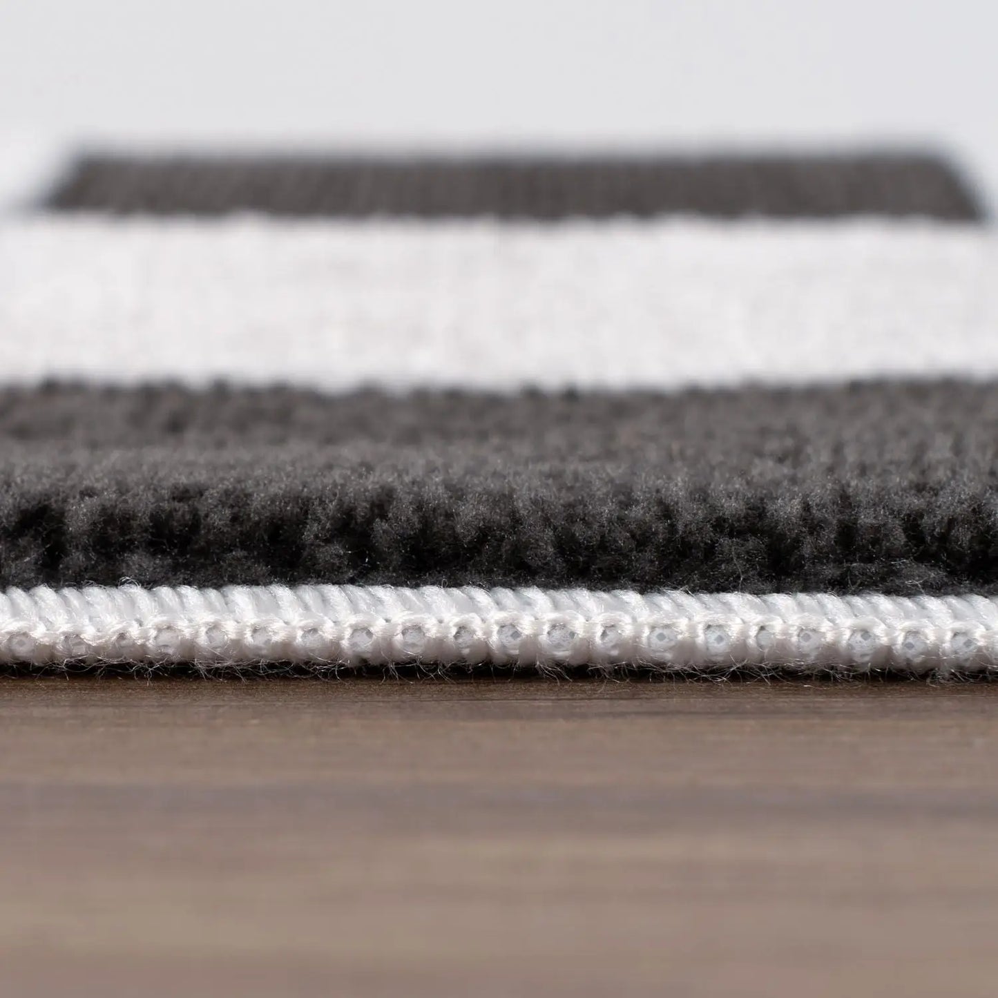 Loft Checkerboard Dark Grey Rug