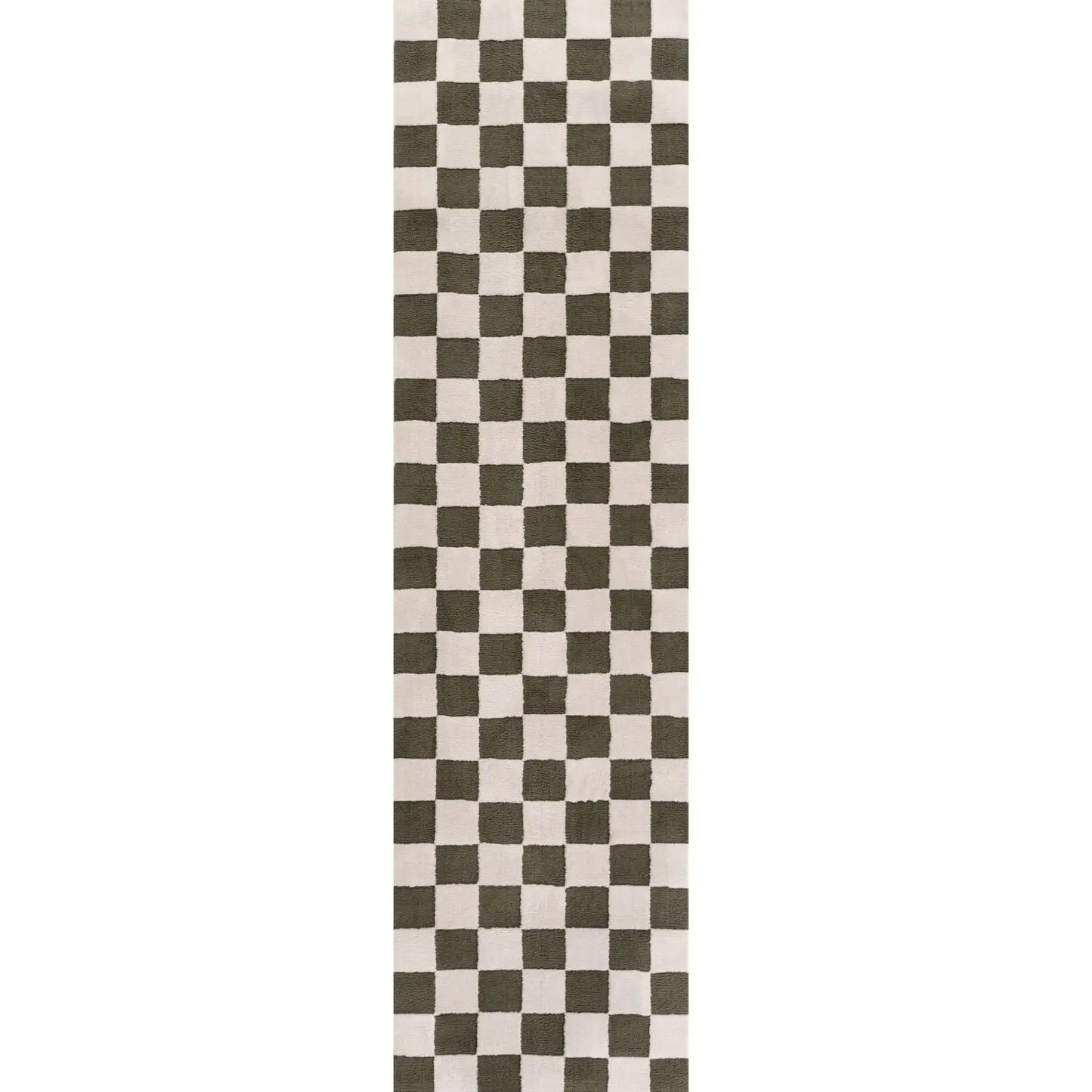 Loft Checkerboard Green Rug