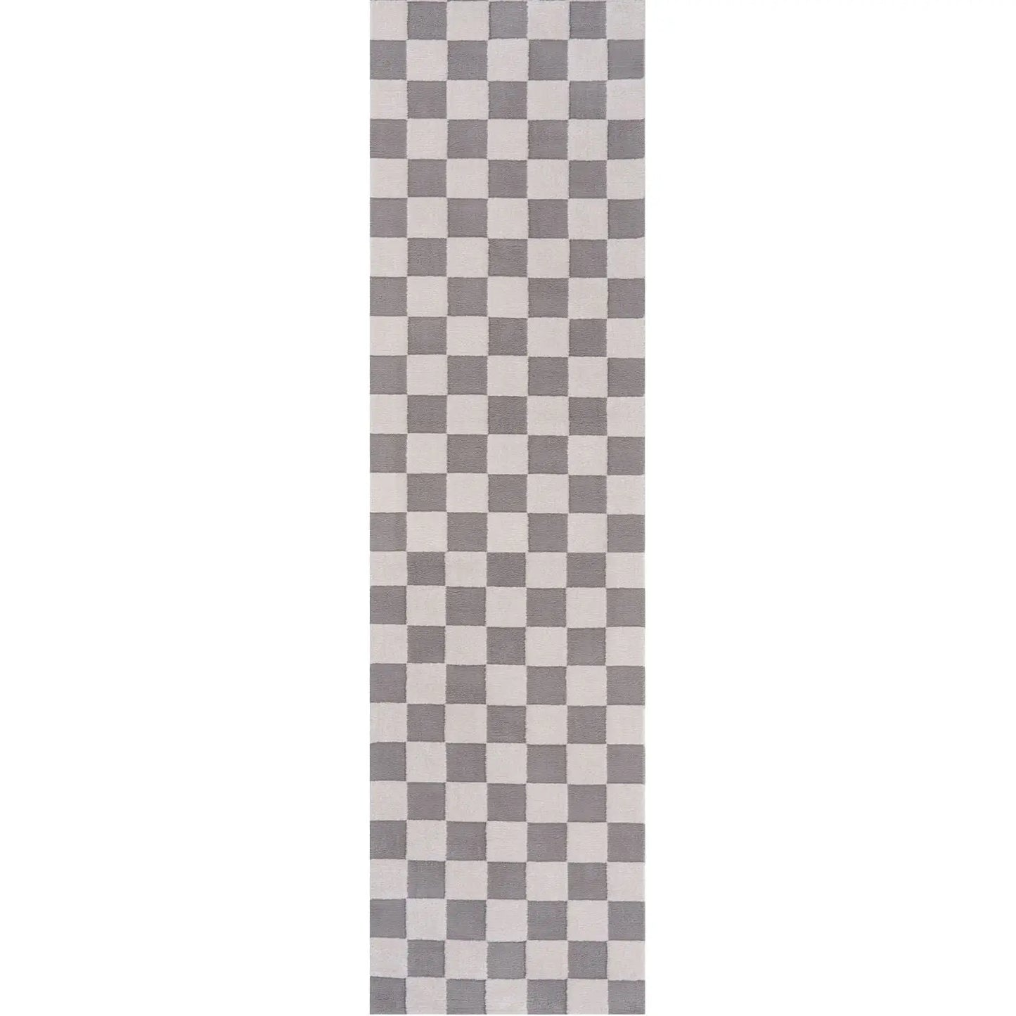 Loft Checkerboard Grey Rug