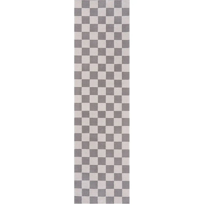 Loft Checkerboard Grey Rug