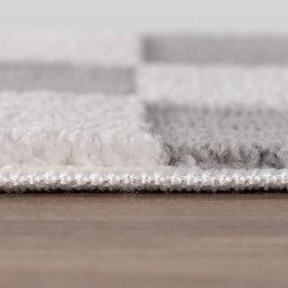 Loft Checkerboard Grey Rug