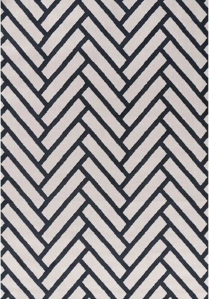 Loft Chevron Blue Rug