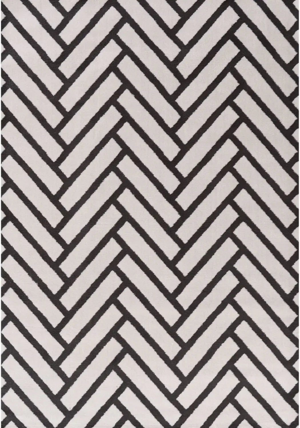 Loft Chevron Dark Grey Rug