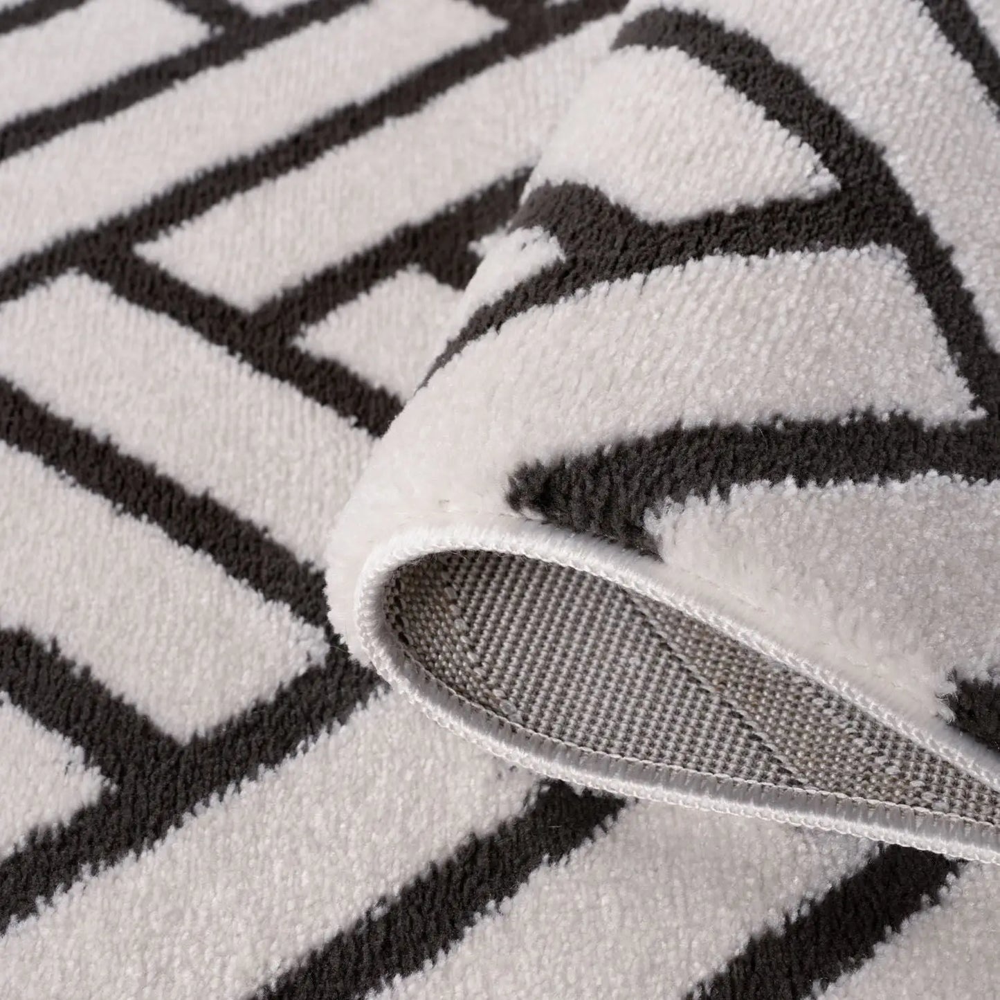 Loft Chevron Dark Grey Rug
