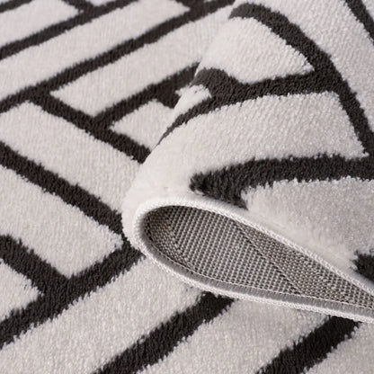 Loft Chevron Dark Grey Rug