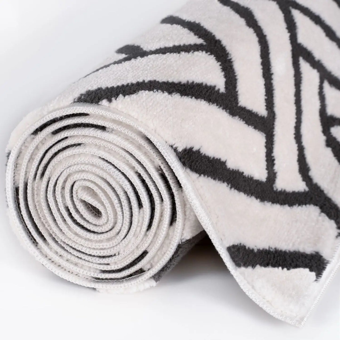 Loft Chevron Dark Grey Rug