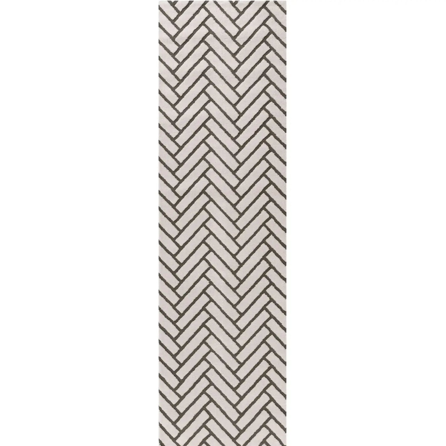 Loft Chevron Green Rug