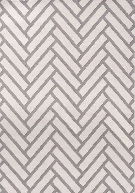 Loft Chevron Grey Rug