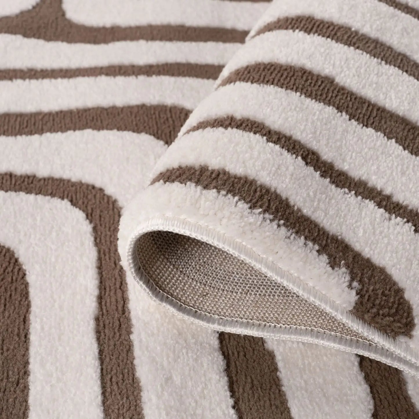 Loft Geometric Brown Rug