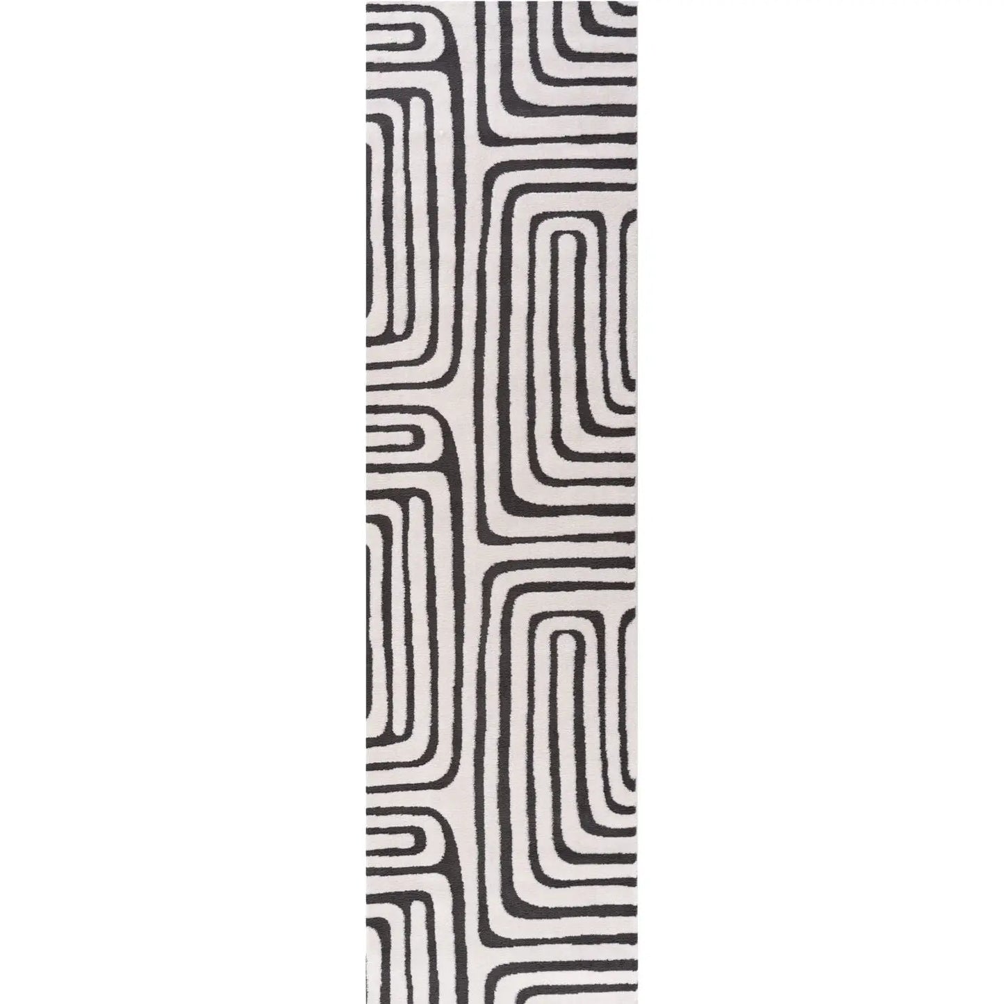 Loft Geometric Dark Grey Rug