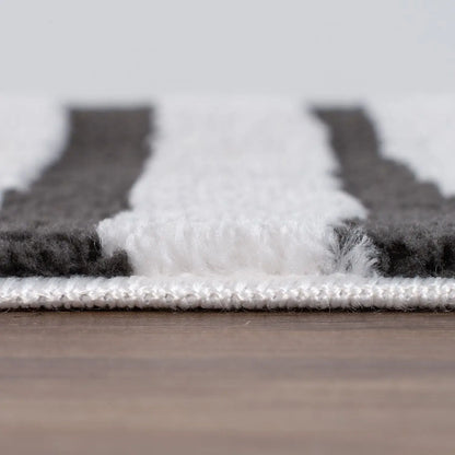 Loft Geometric Dark Grey Rug