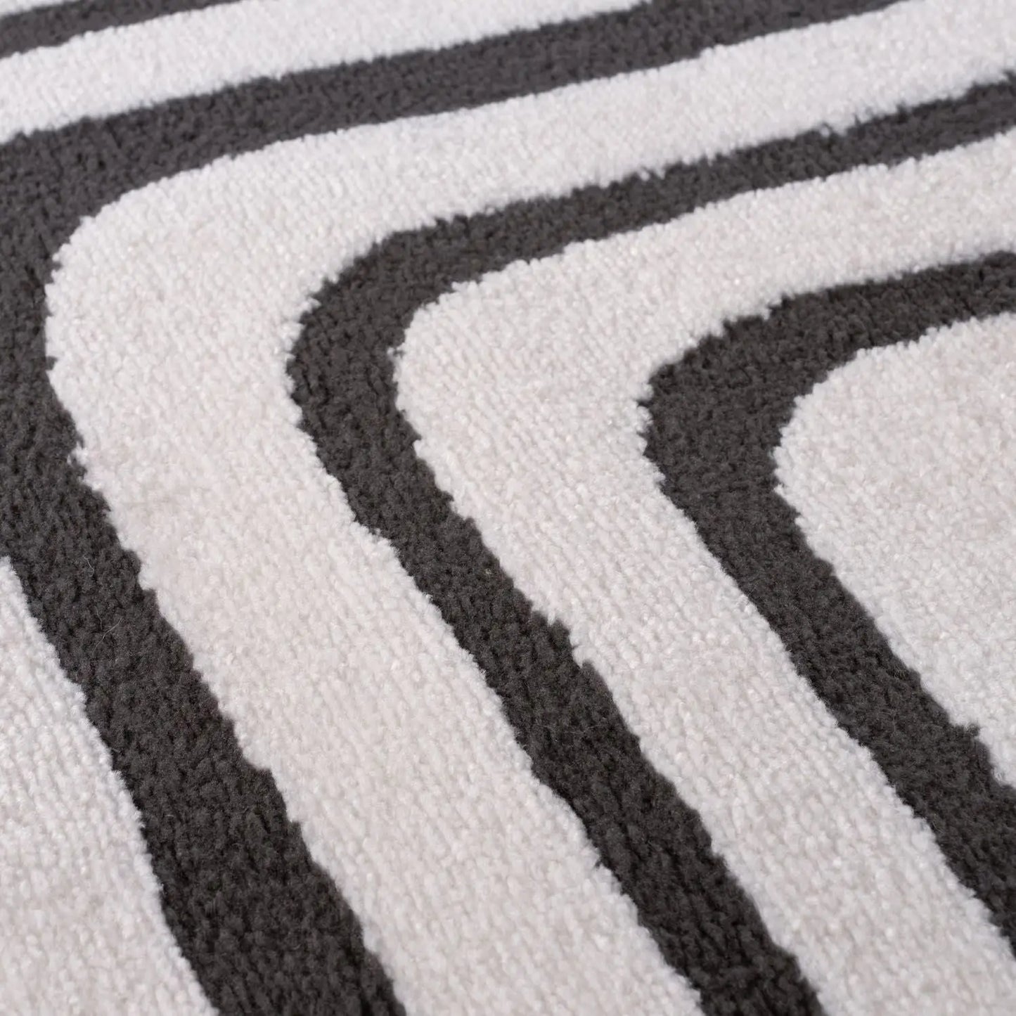 Loft Geometric Dark Grey Rug