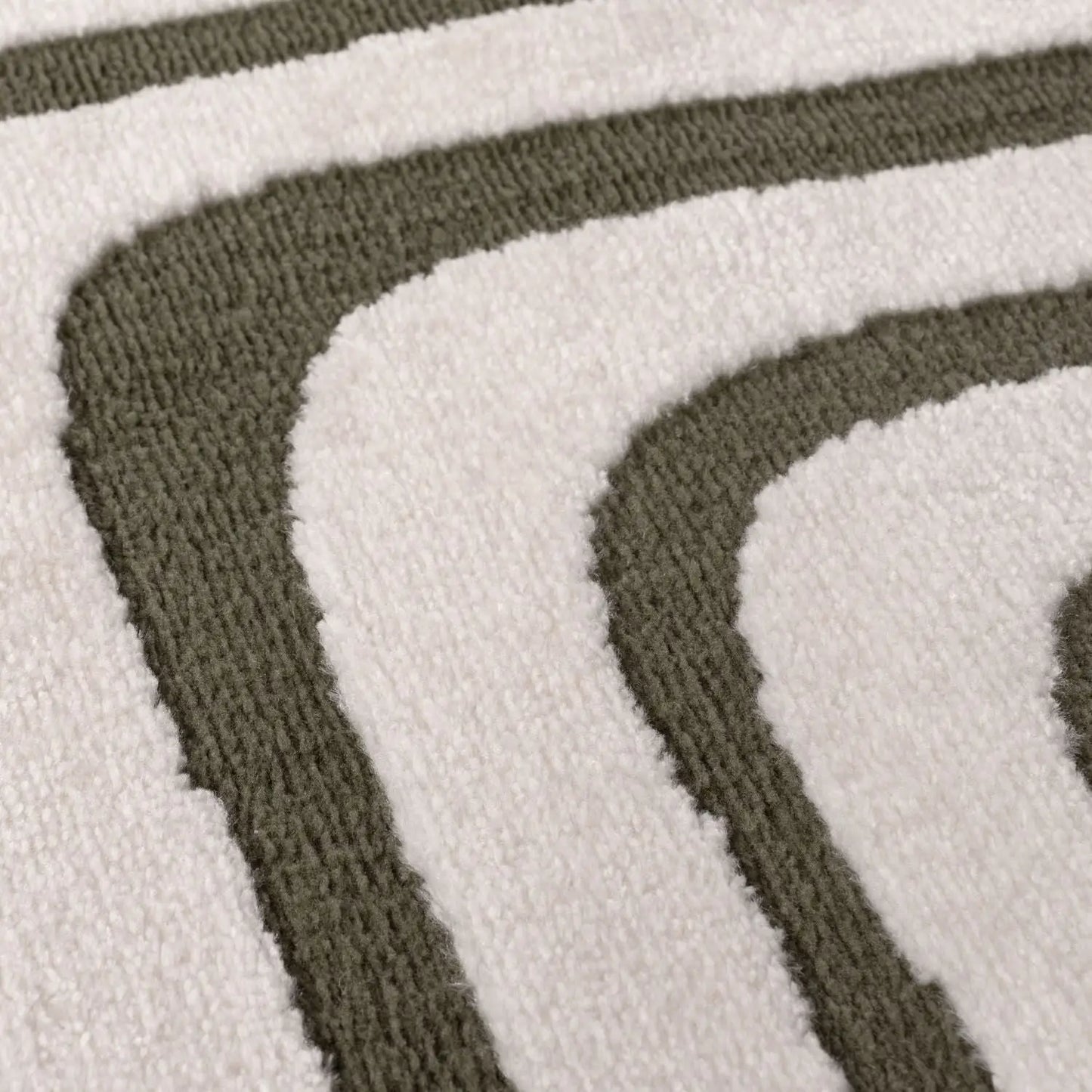 Loft Geometric Green Rug
