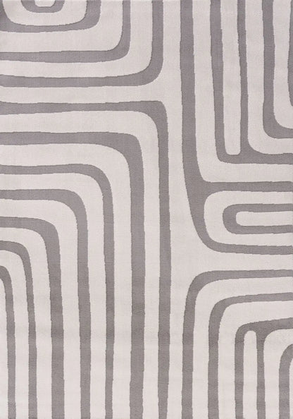 Loft Geometric Grey Rug