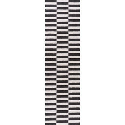 Loft Striped Dark Grey Rug