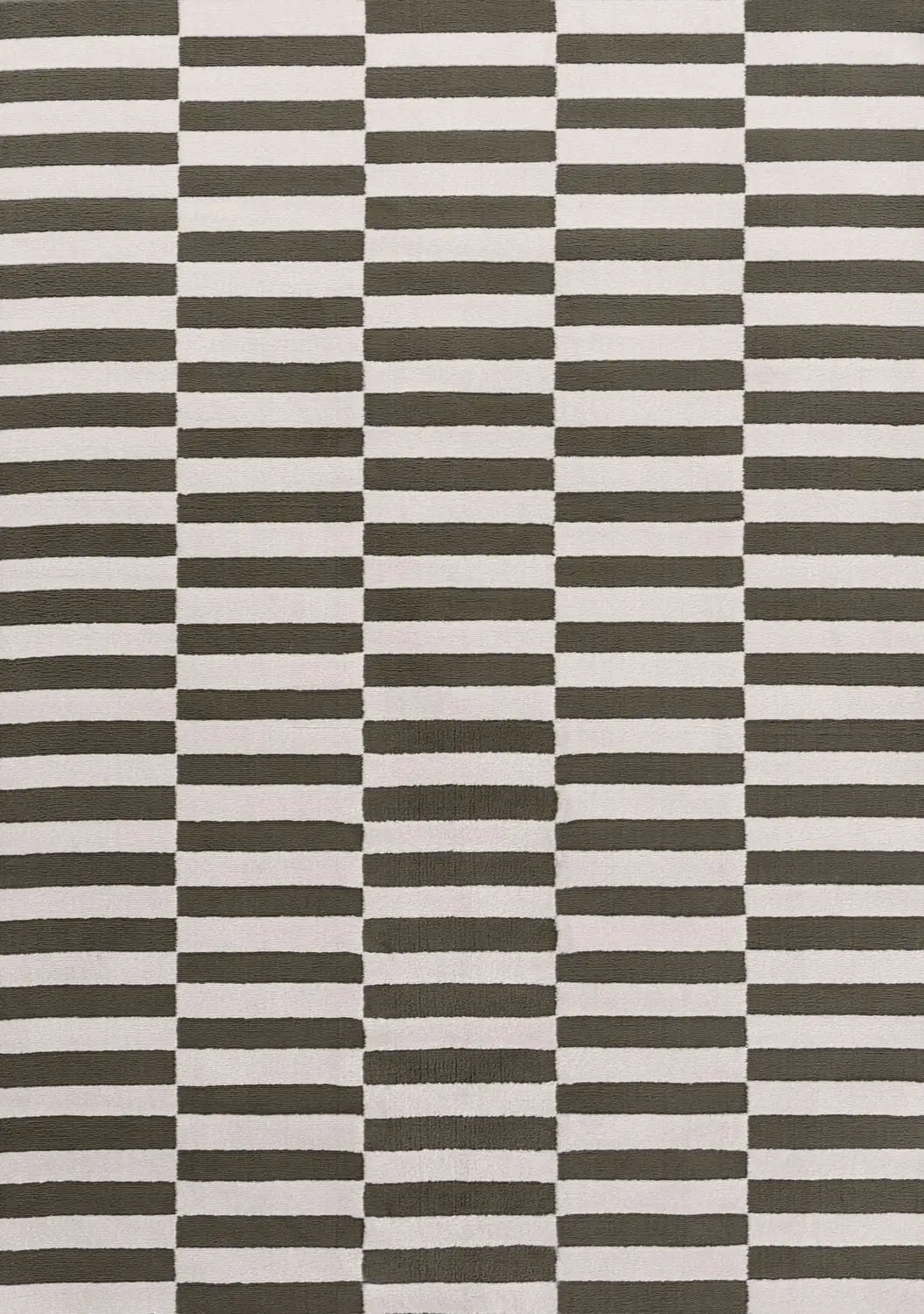 Loft Striped Green Rug